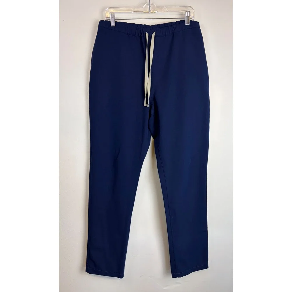 FIGS Scrub Pants Large Tall Navy Blue 32